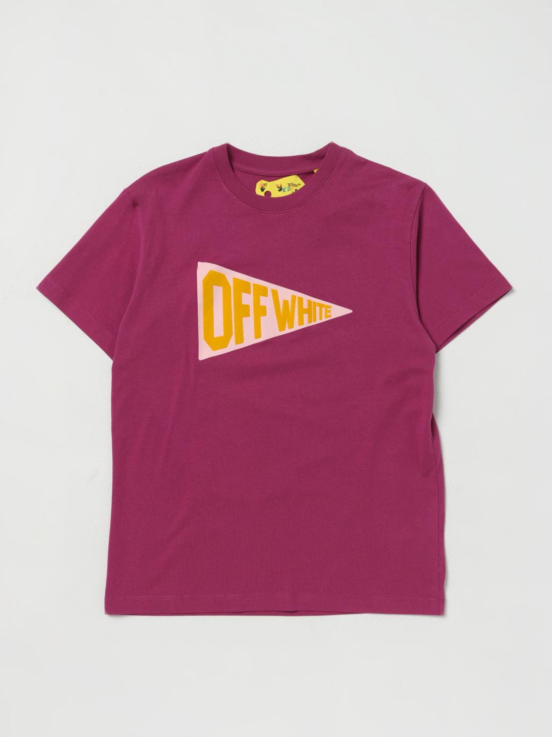 OFF-WHITE KIDS T-SHIRT: T-shirt kinder Off-white, Cyclamen - Img 1
