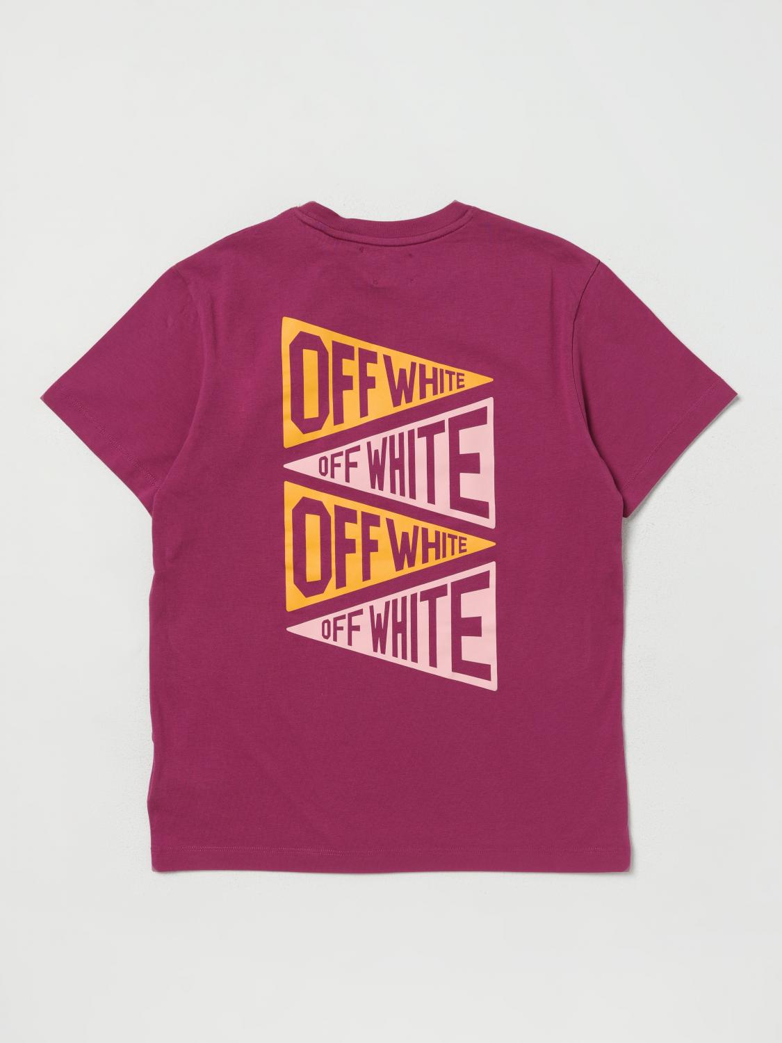 OFF-WHITE KIDS T-SHIRT: T-shirt kinder Off-white, Cyclamen - Img 2