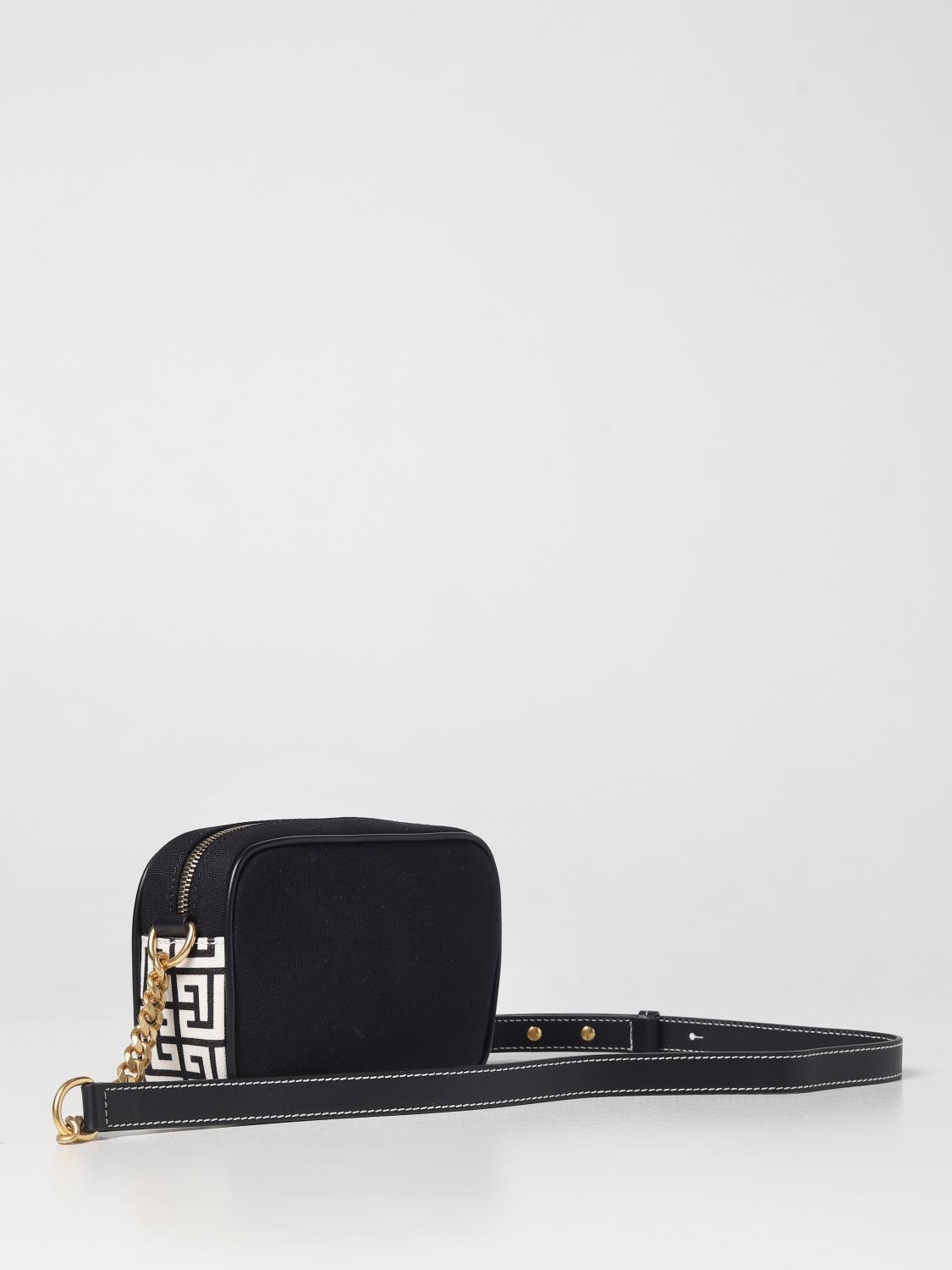 BALMAIN MINI BOLSO: Bolso de hombro mujer Balmain, Negro - Img 2