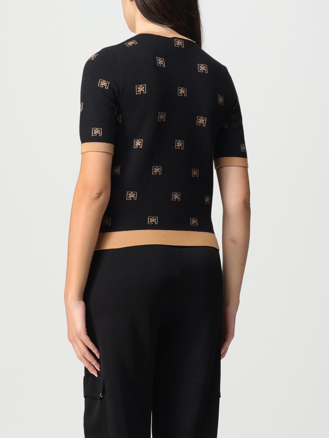 ELISABETTA FRANCHI PULL: Pull femme Elisabetta Franchi, Noir - Img 2