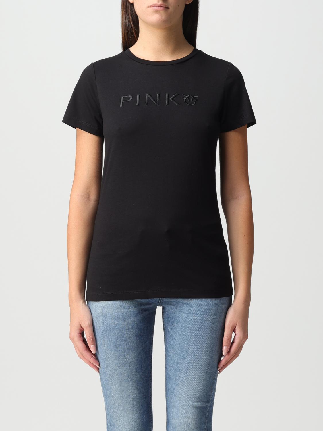 Tシャツ・カットソー PINKO Woman T-Shirt Black 100100A2JR Z99 PINKO: T-shirt woman - Black | Pinko t-shirt 101835A15Z