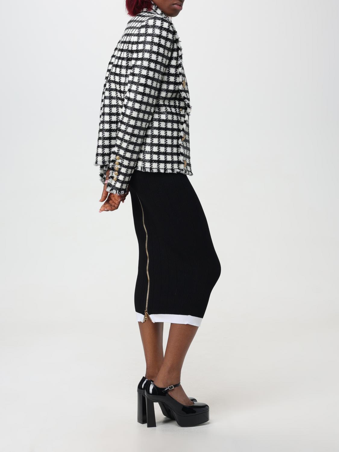 BALMAIN SKIRT: Balmain knitted skirt, Black - Img 2