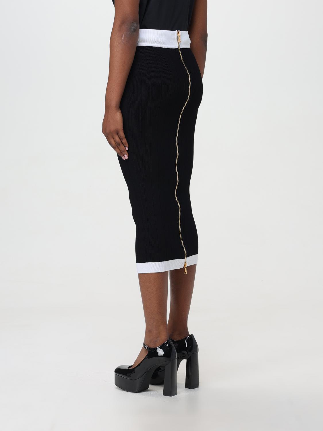 BALMAIN SKIRT: Balmain knitted skirt, Black - Img 3