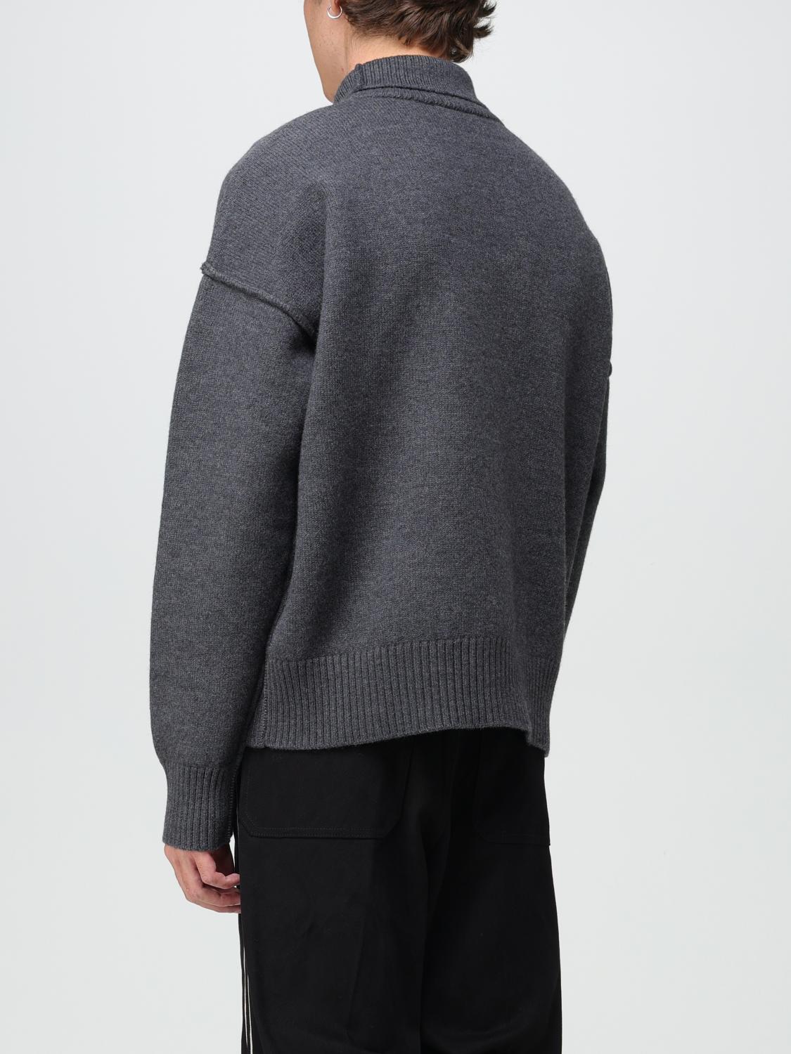 AMI PARIS PULLOVER: Pullover herren Ami Paris, Grau - Img 3