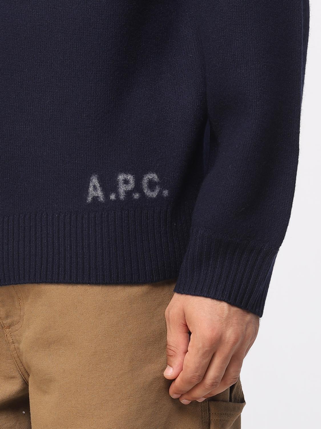 A.P.C. PULLOVER: Pullover herren A.P.C., Blau - Img 4