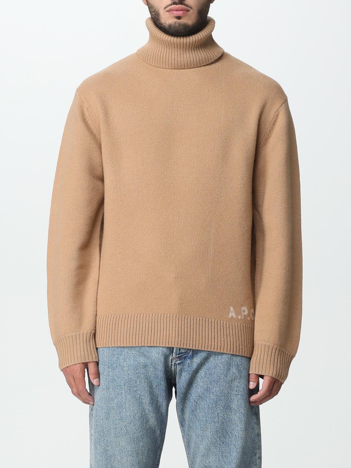 A.P.C. SWEATER: Sweater men A.P.C., Beige - Img 1