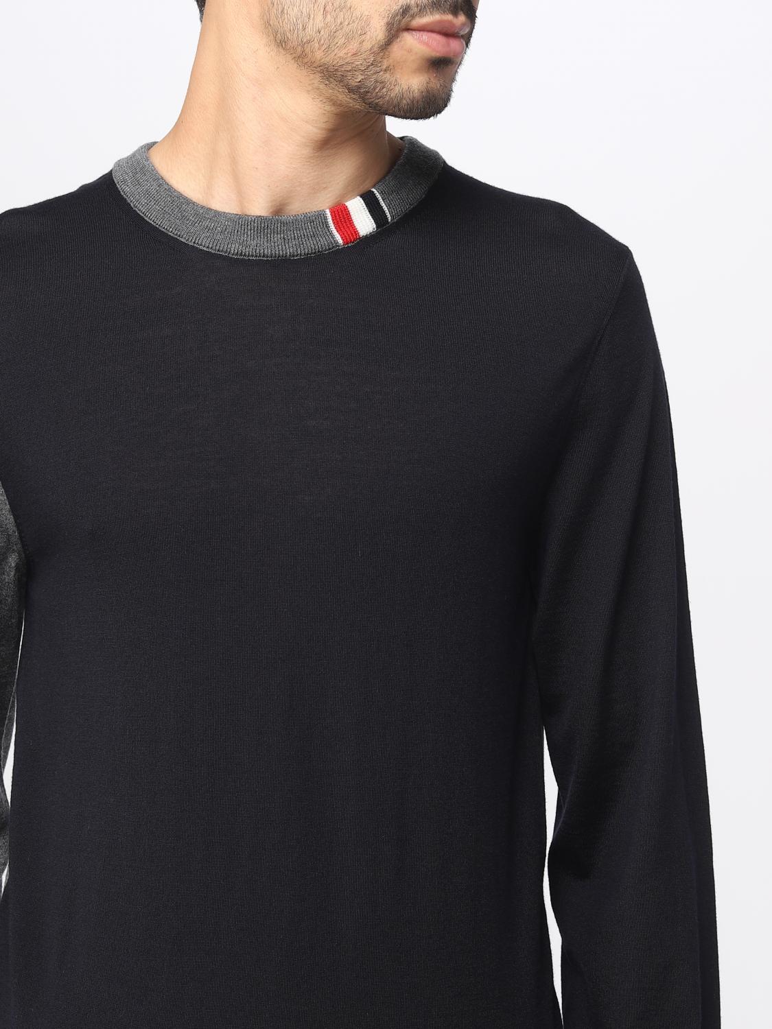 THOM BROWNE PULL: Pull homme Thom Browne, Bleu - Img 5