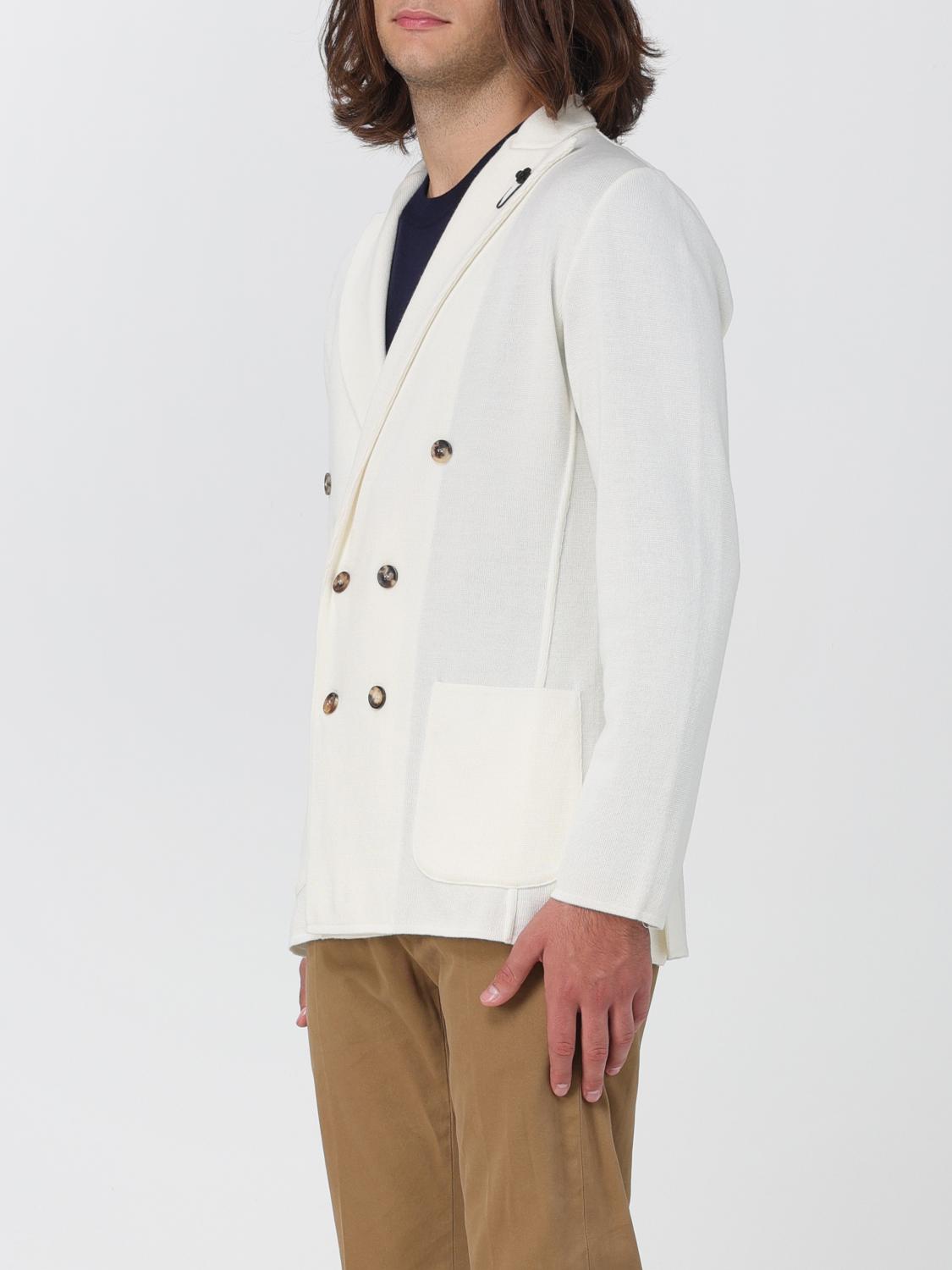 LARDINI BLAZER: Blazer Lardini in lana, Bianco - Img 3