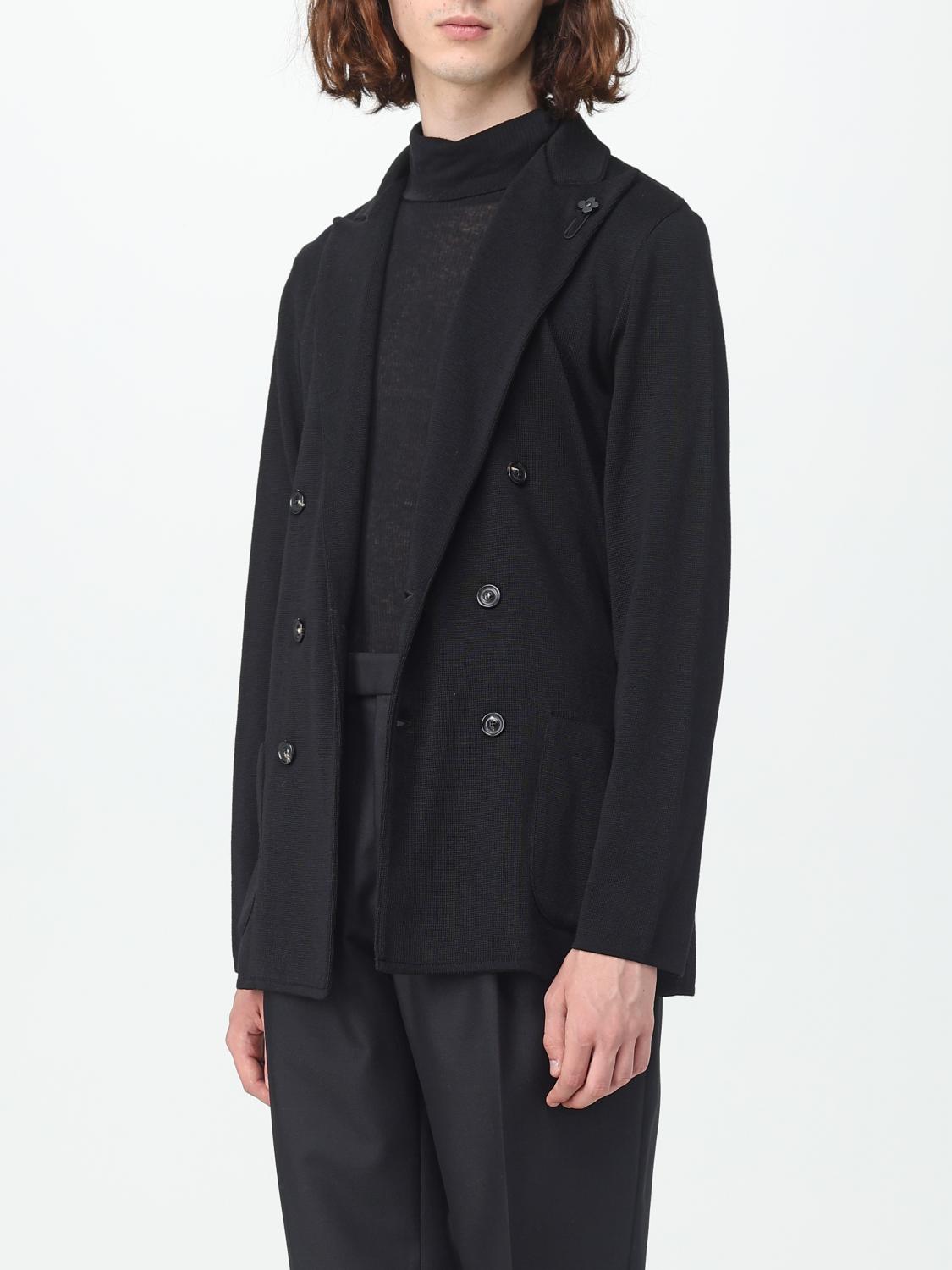 LARDINI ブレザー: ブレザー メンズ Lardini, ブラック - Img 3