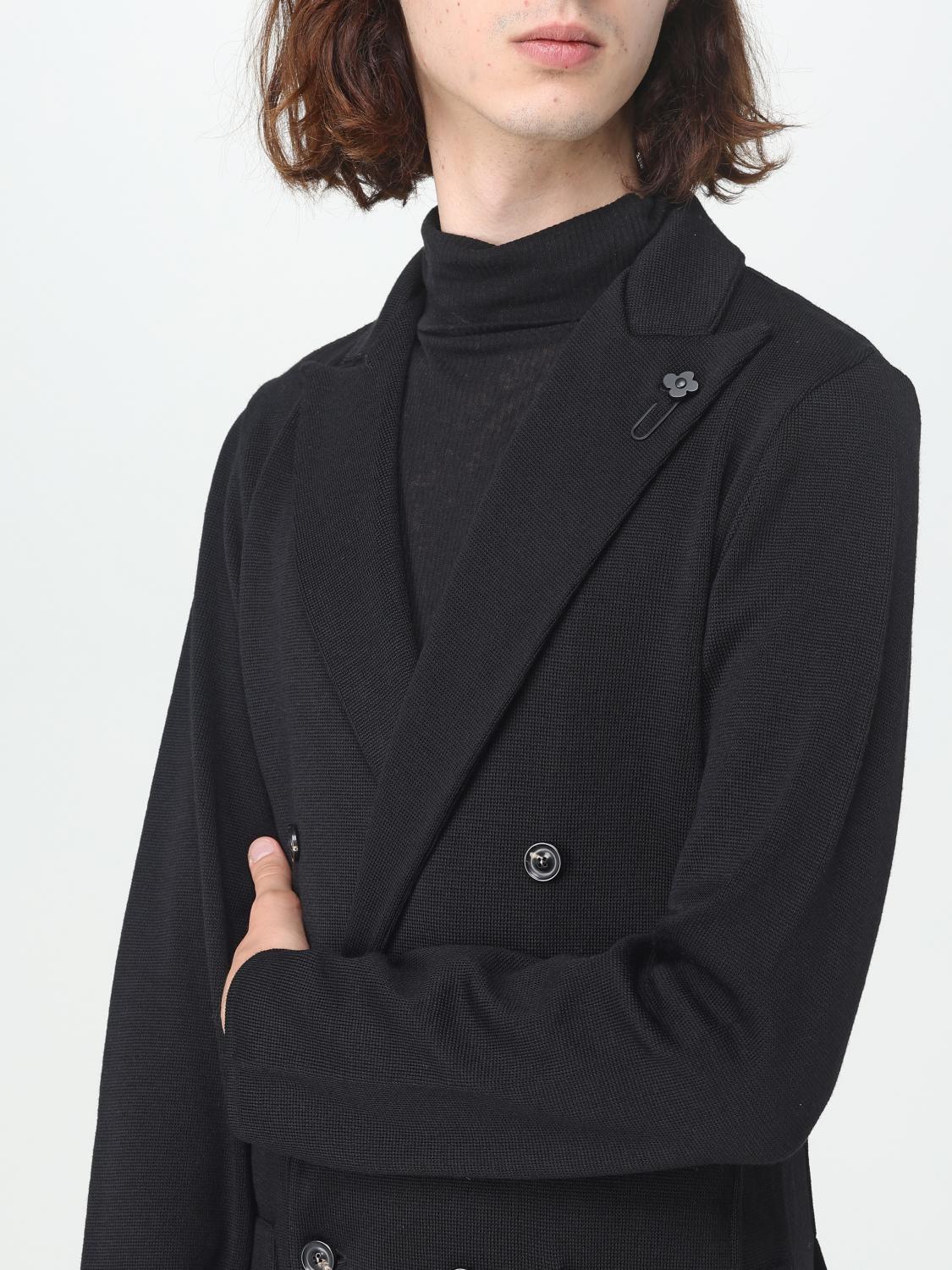 LARDINI ブレザー: ブレザー メンズ Lardini, ブラック - Img 4