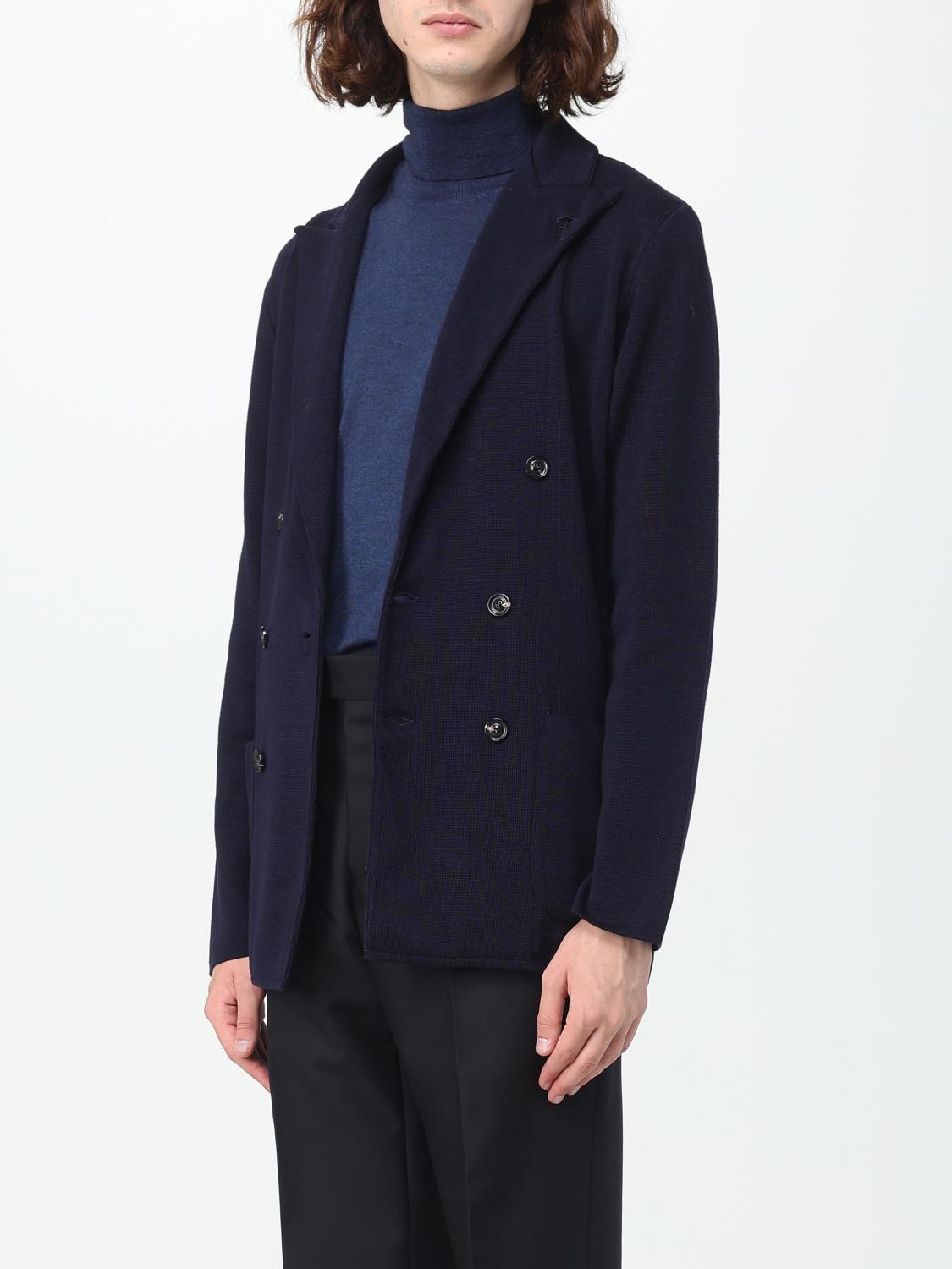 LARDINI AMERICANA: Americana hombre Lardini, Azul Oscuro - Img 3