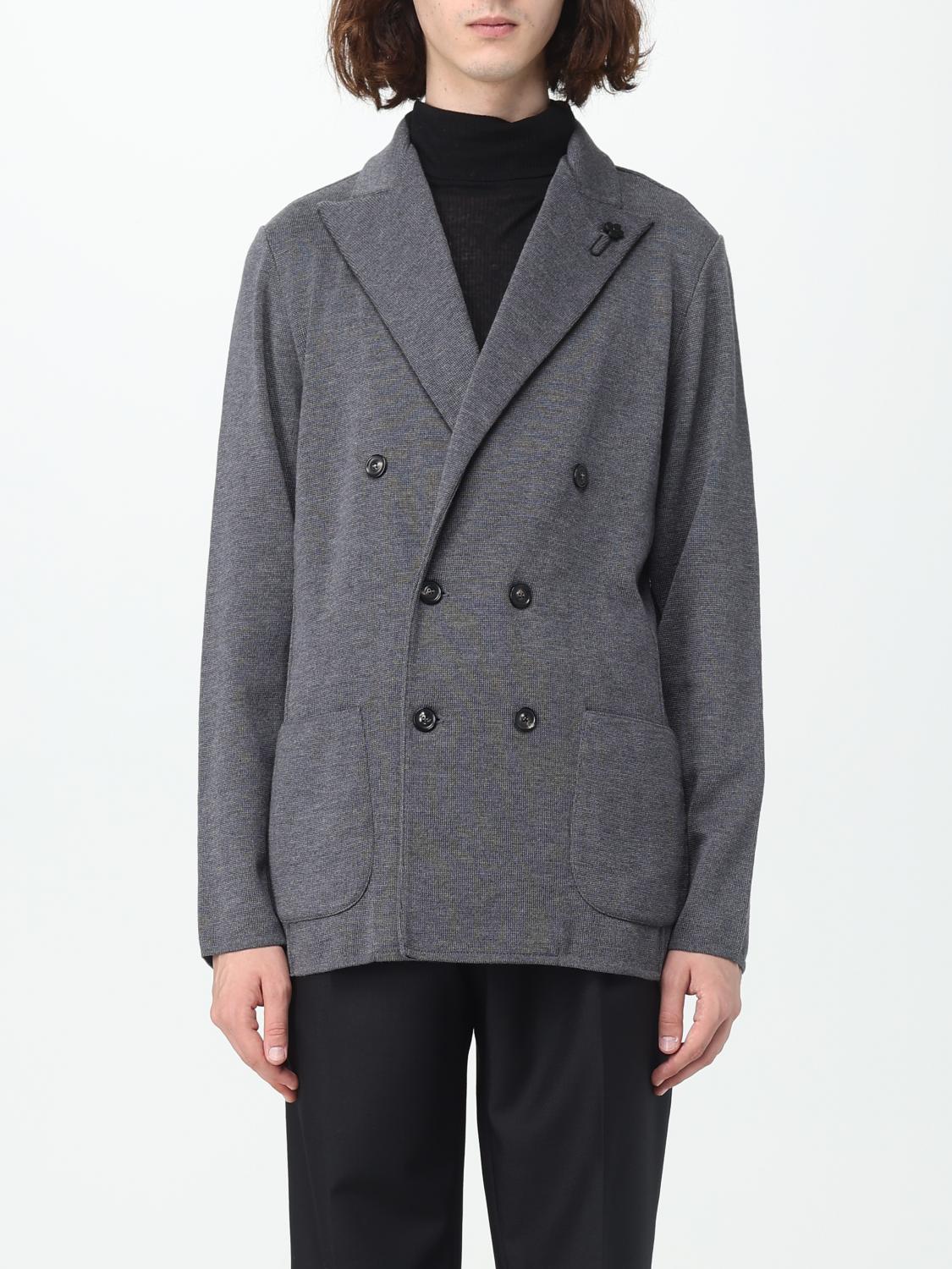 LARDINI BLAZER: Blazer Lardini in lana, Grigio - Img 1