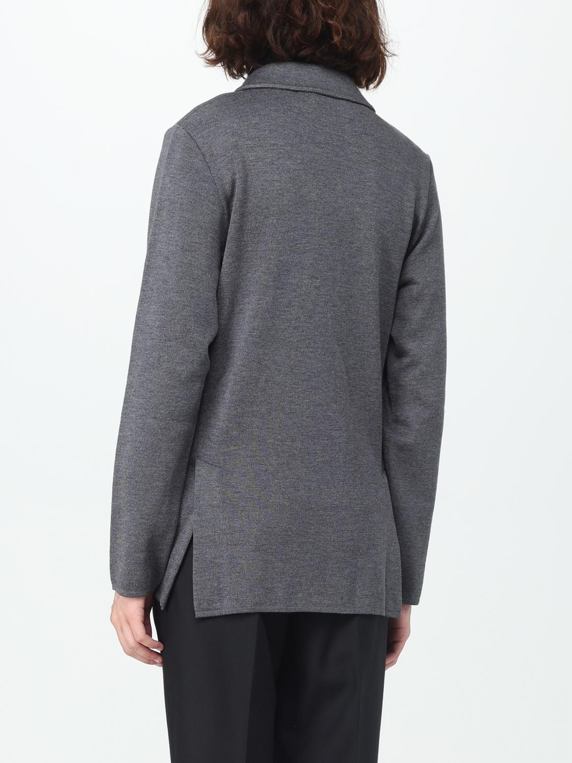 LARDINI BLAZER: Blazer Lardini in lana, Grigio - Img 2