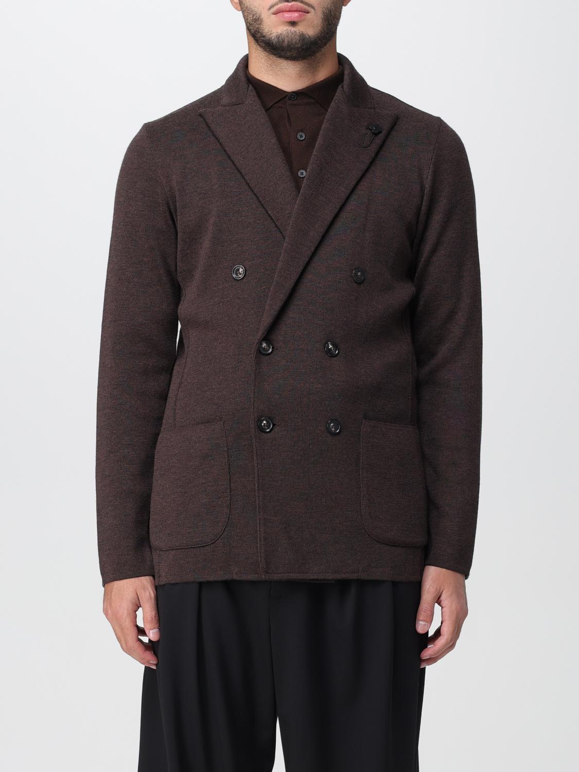 LARDINI BLAZER: Blazer men Lardini, Brown - Img 1