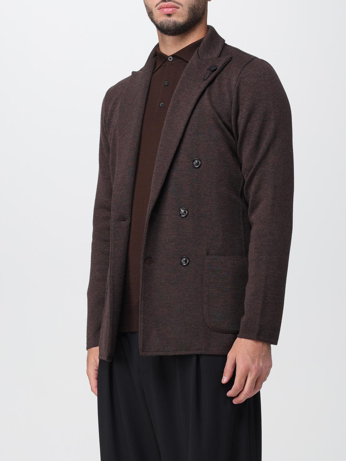 LARDINI BLAZER: Blazer men Lardini, Brown - Img 3