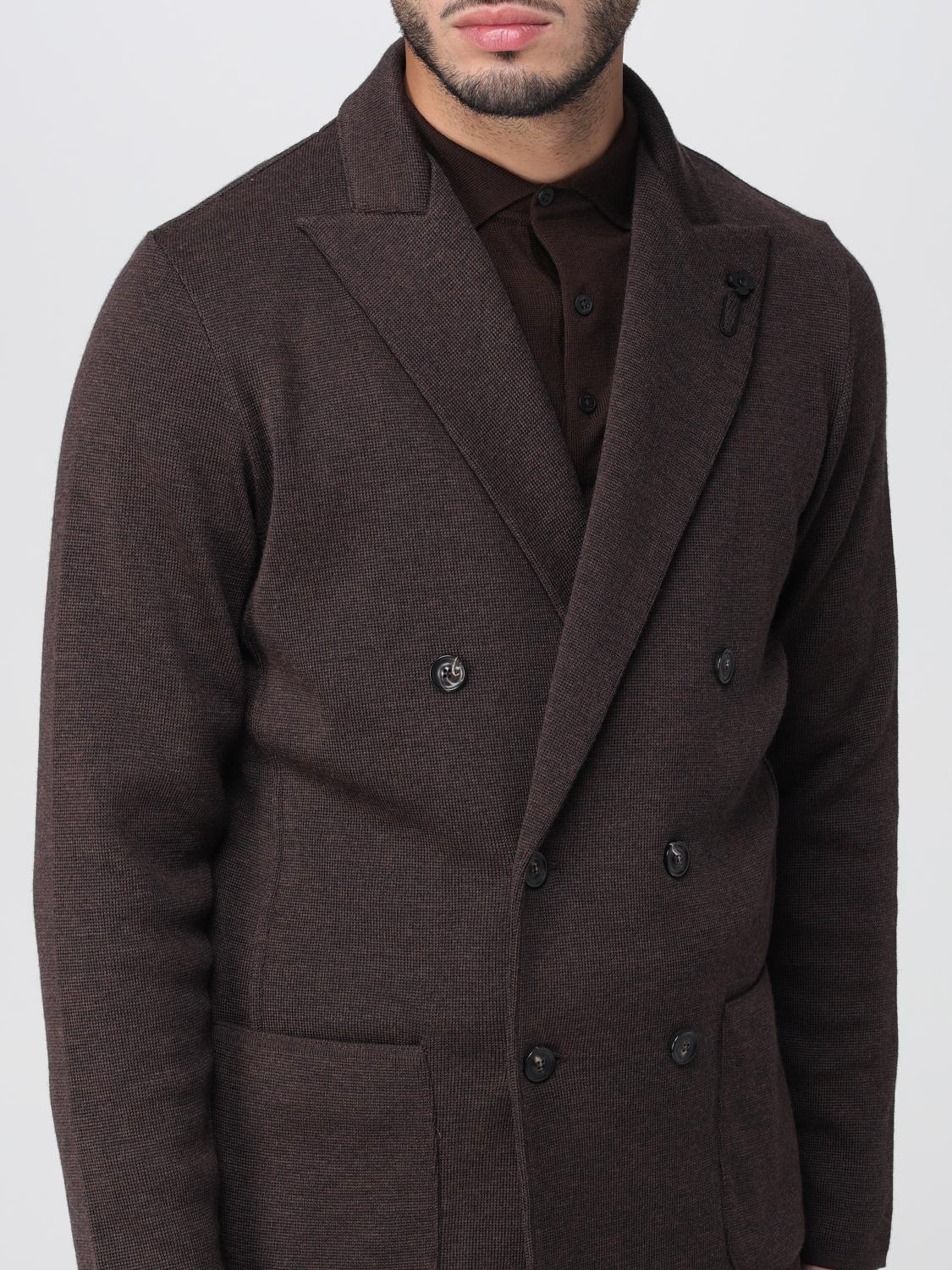LARDINI BLAZER: Blazer men Lardini, Brown - Img 4