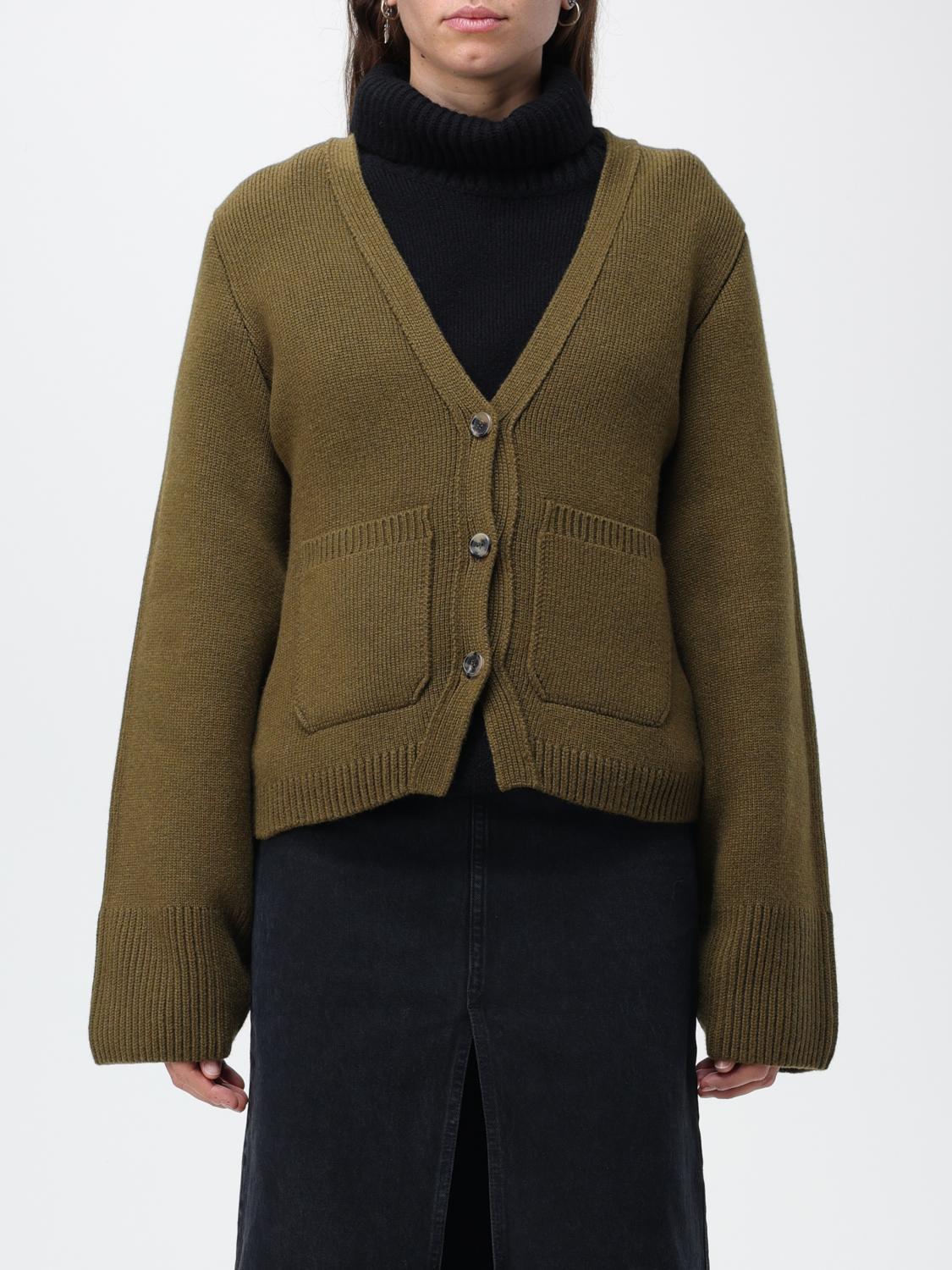 KHAITE CÁRDIGAN: Sudadera mujer Khaite, Oliva - Img 1