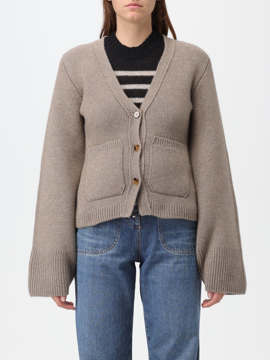 KHAITE CÁRDIGAN: Sudadera mujer Khaite, Arena - Img 1