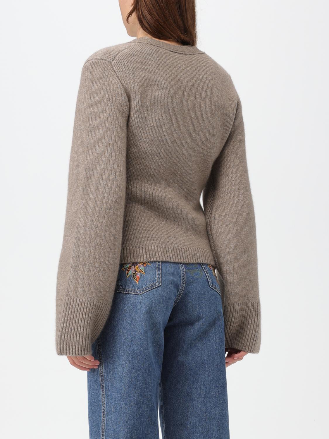 KHAITE CÁRDIGAN: Sudadera mujer Khaite, Arena - Img 2