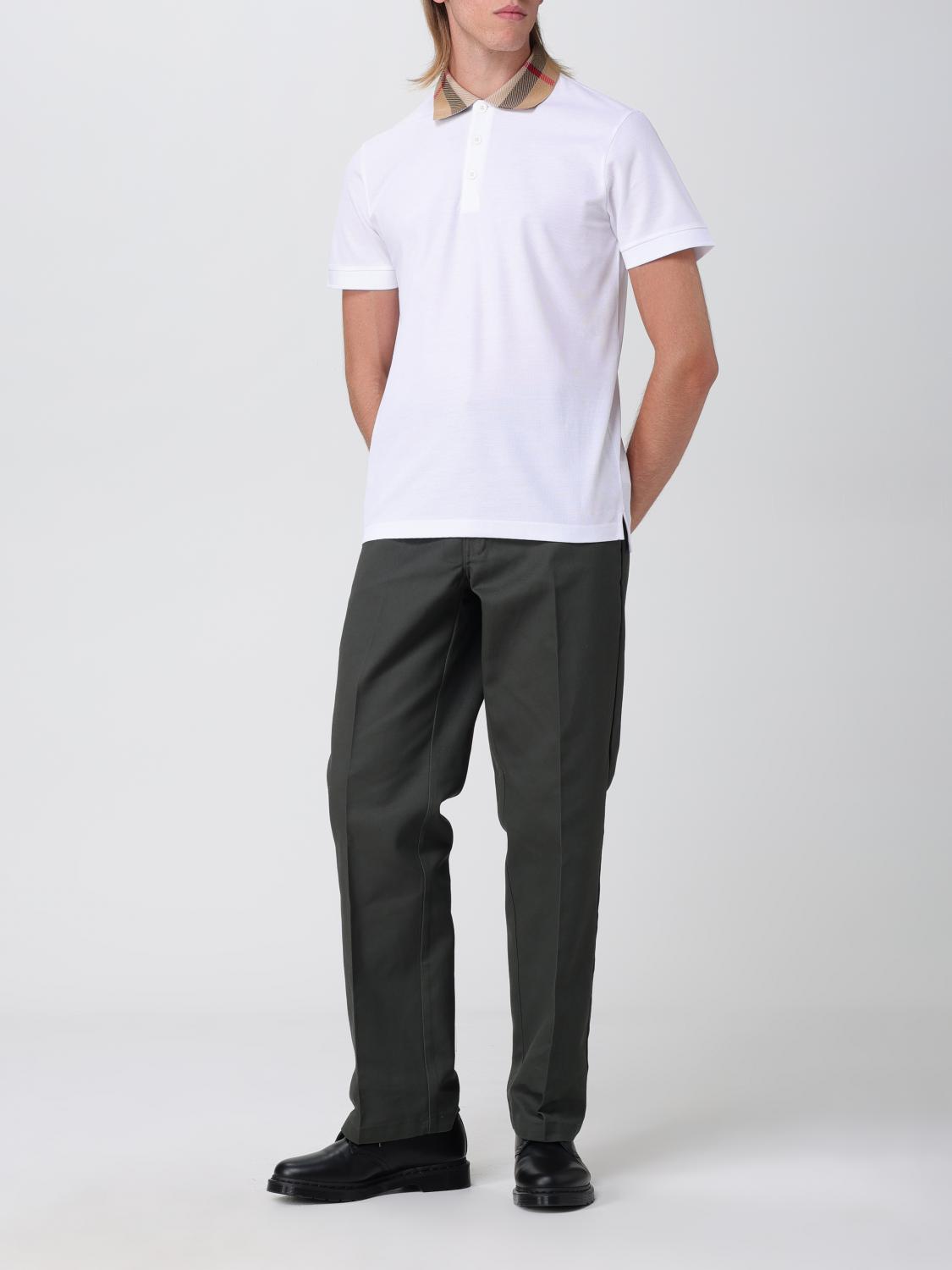 BURBERRY POLO: Polo Burberry de algodón piqué, Blanco - Img 2