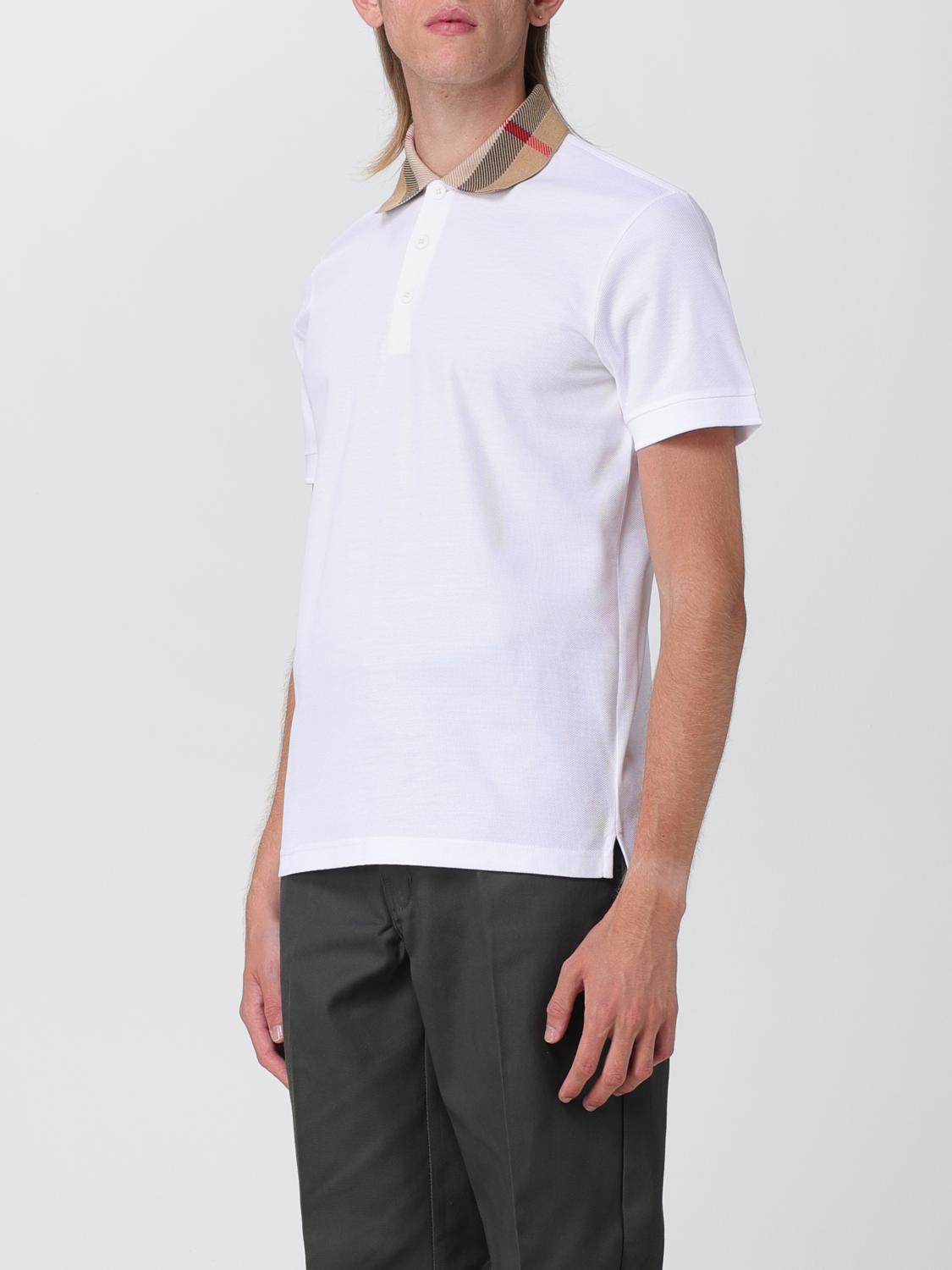BURBERRY POLO: Polo Burberry de algodón piqué, Blanco - Img 4