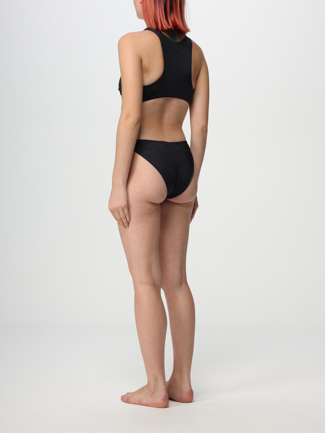 【VERSACE】スイムウェア 10092041A02262 Versace Outlet: swimsuit in lycra - Black | Versace swimsuit