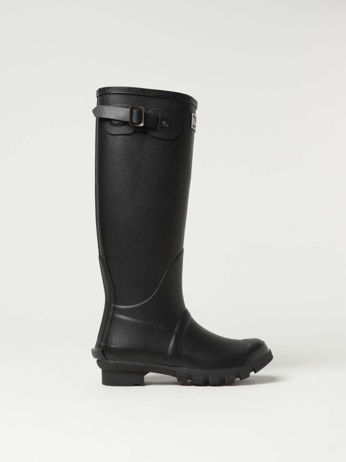 BARBOUR STIVALI: Stivale Bede Wellington Barbour in gomma, Nero - Img 1
