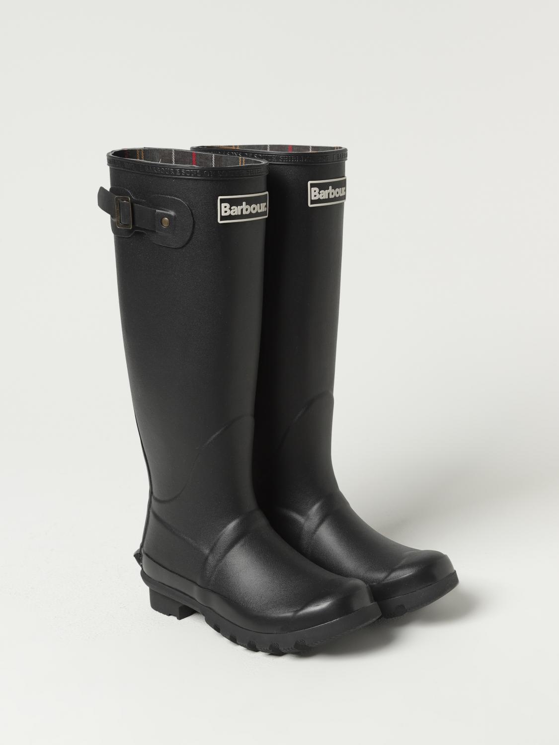 BARBOUR STIVALI: Stivale Bede Wellington Barbour in gomma, Nero - Img 2