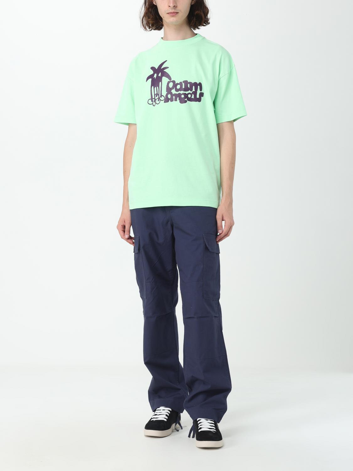 Palm Angels Tシャツ メンズ - グリーン | PMAA001E23JER009 | GIGLIO.COM