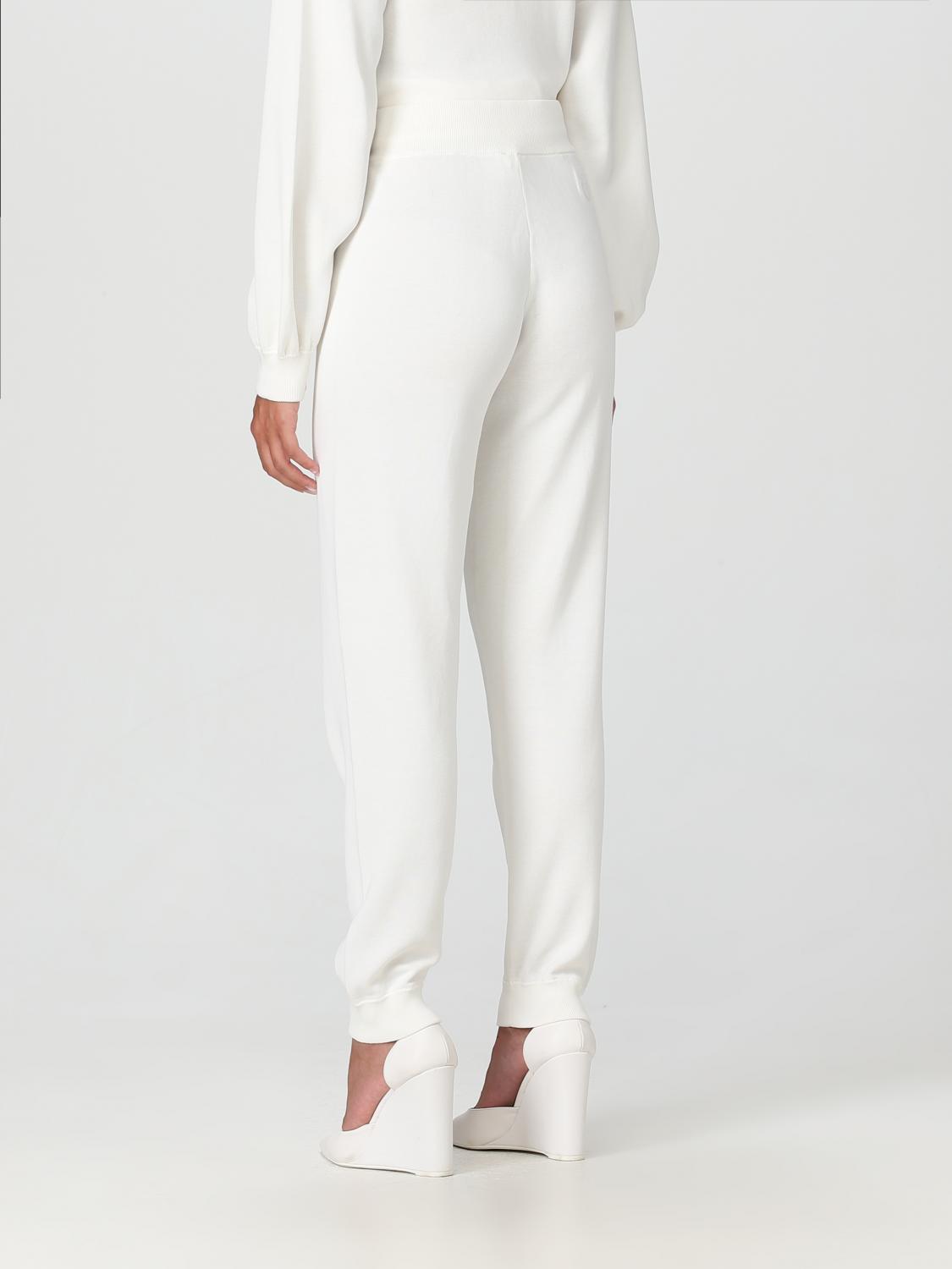 PINKO PANTALONI: Pantalone Pinko in maglia di misto cotone, Bianco - Img 3