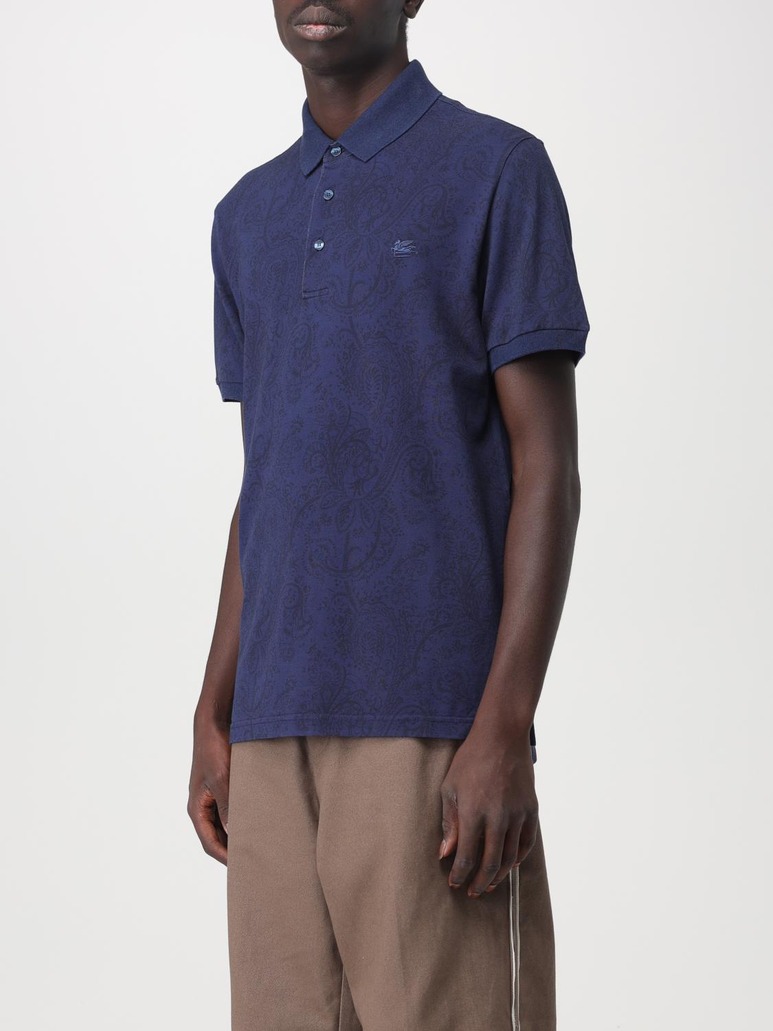 ETRO POLO: Polo herren Etro, Navy - Img 4