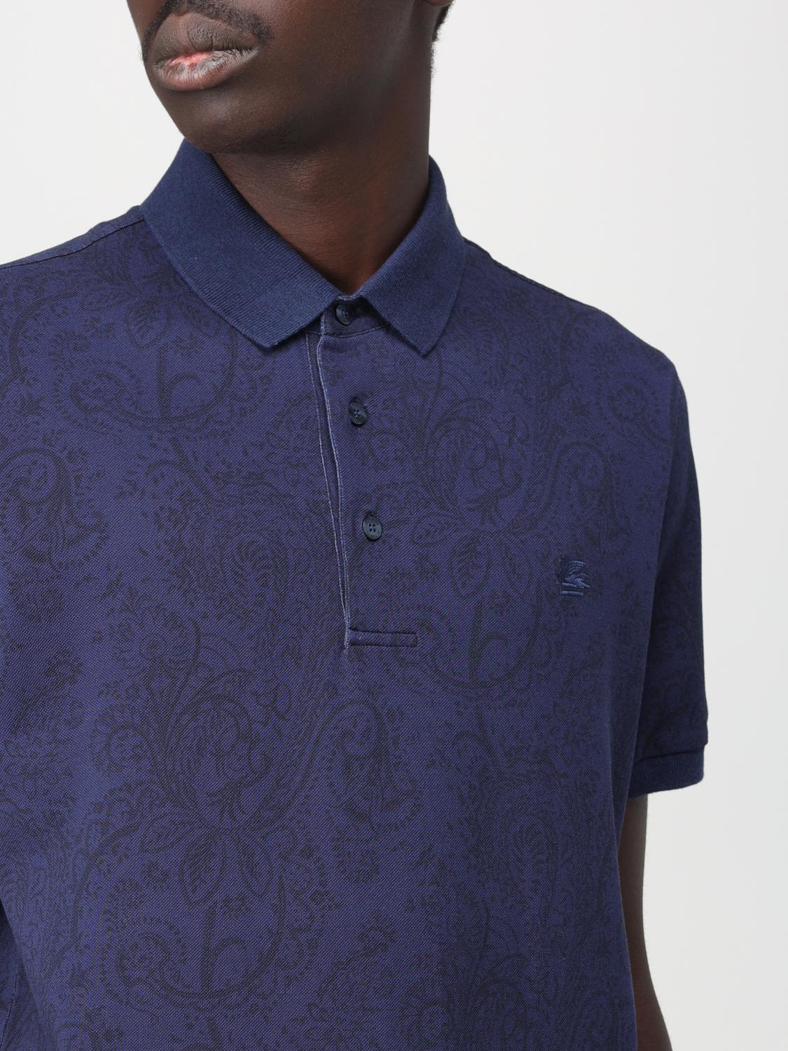 ETRO POLO: Polo herren Etro, Navy - Img 5