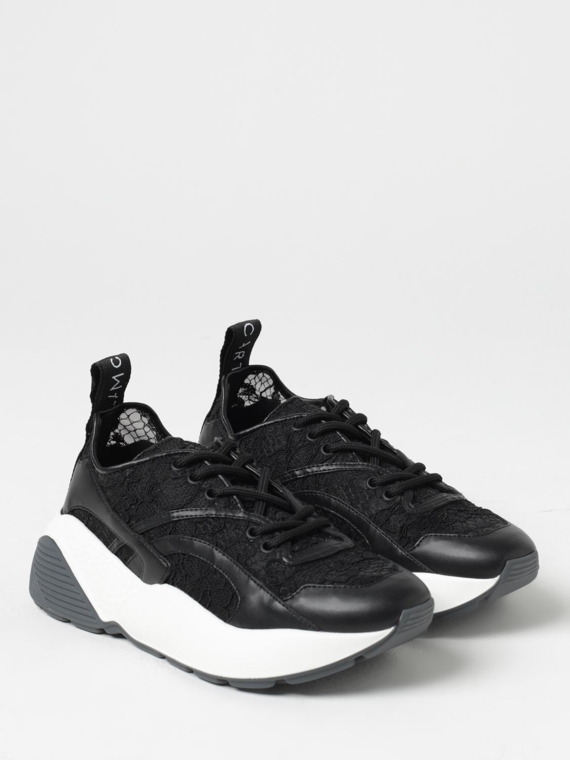 STELLA MCCARTNEY BASKETS: Chaussures femme Stella McCartney, Noir - Img 2
