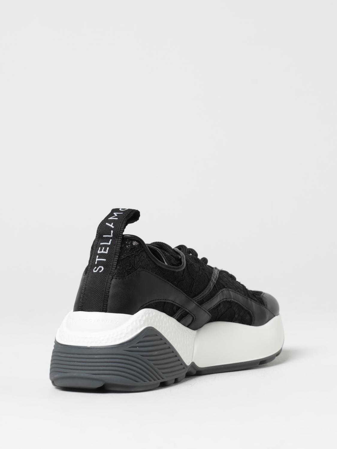STELLA MCCARTNEY BASKETS: Chaussures femme Stella McCartney, Noir - Img 3