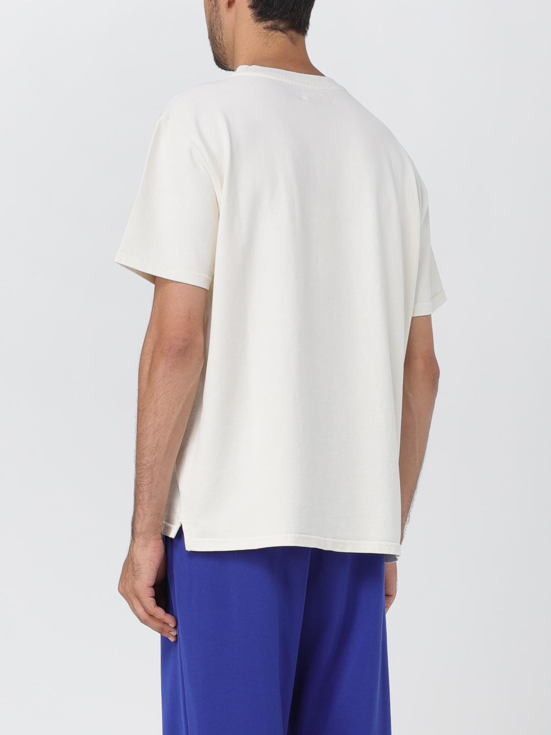 Tシャツ・カットソー AUTRY Men T-shirt Yellow Cream TSEM 422X AUTRY: T-shirt men - Yellow Cream | Autry t-shirt TSEM422X