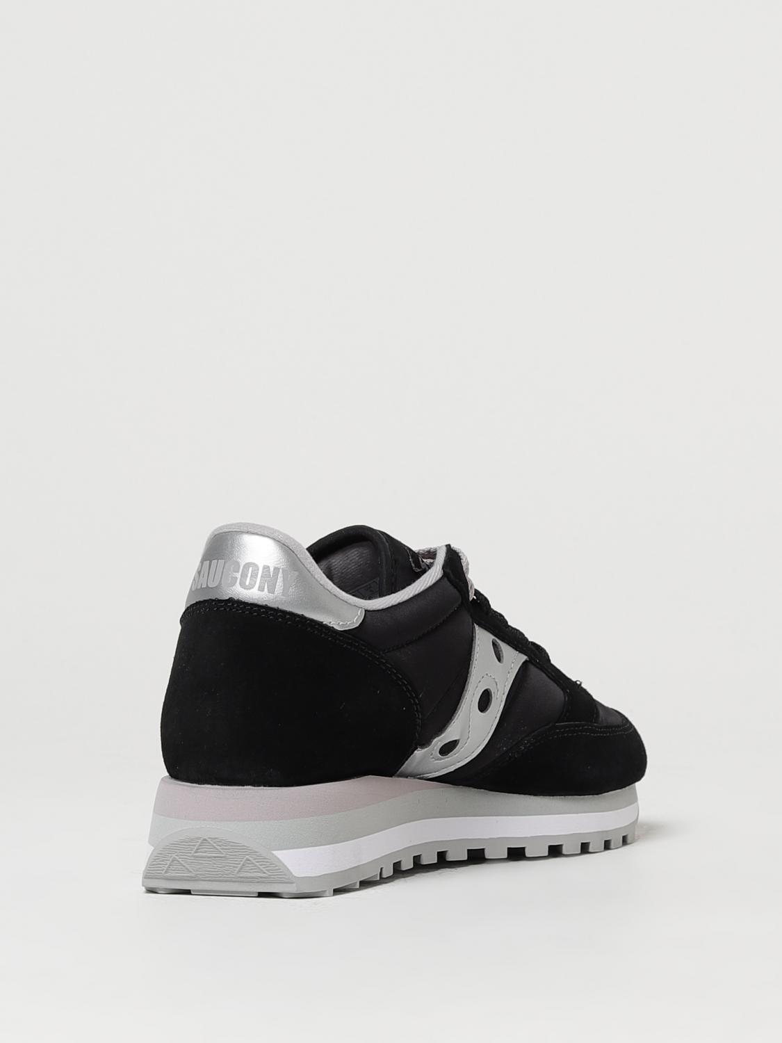 SAUCONY SNEAKERS: Sneakers Jazz Triple Saucony in nylon e suede, Nero - Img 3