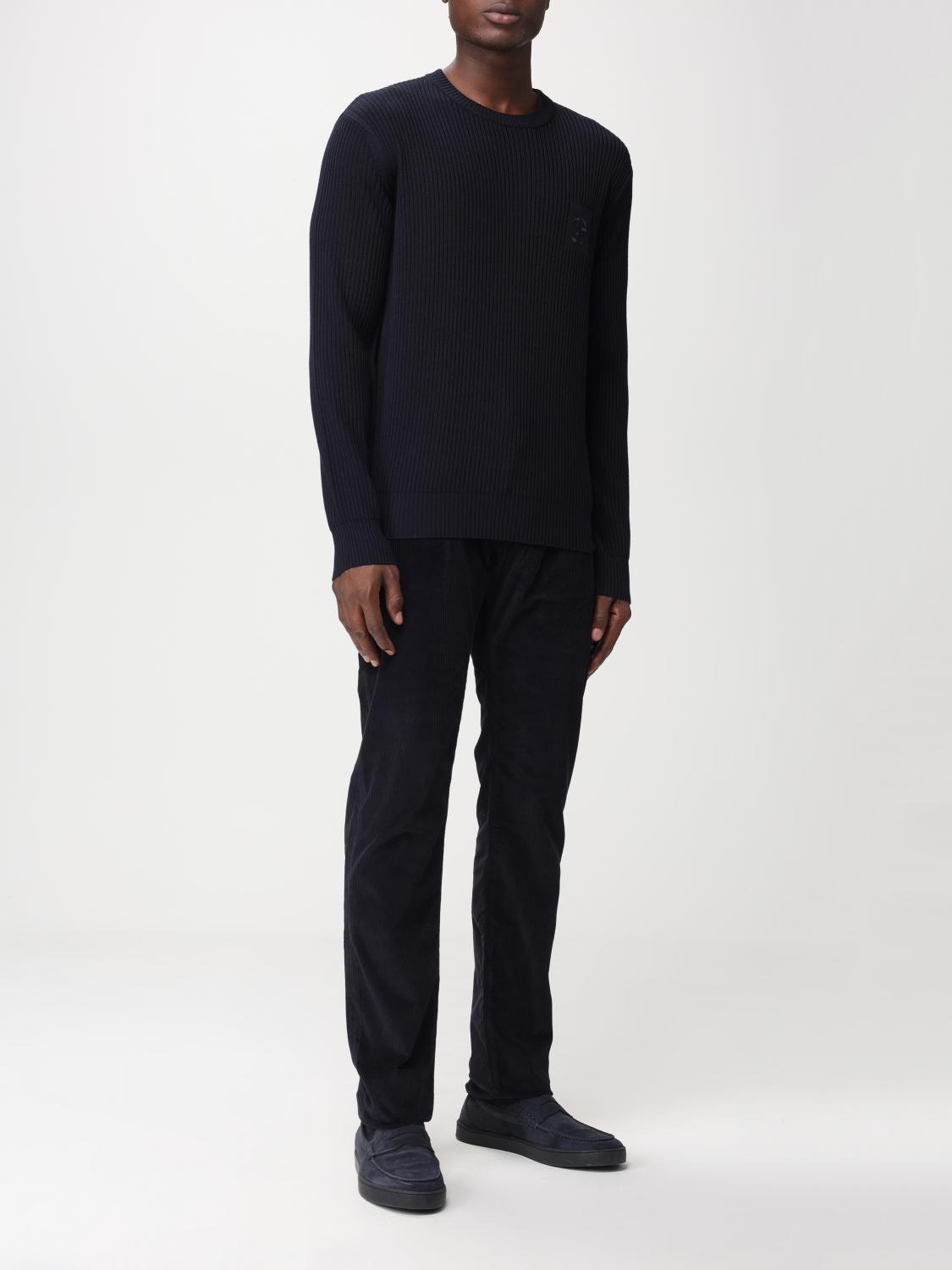 GIORGIO ARMANI PULLOVER: Pullover herren Giorgio Armani, Blau - Img 2