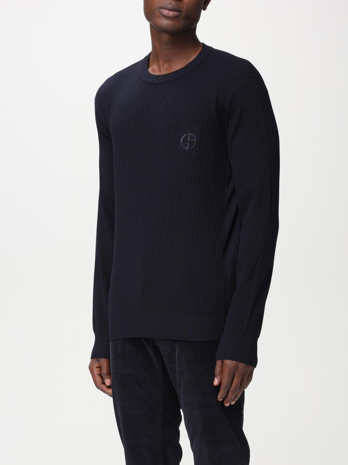 GIORGIO ARMANI PULLOVER: Pullover herren Giorgio Armani, Blau - Img 4