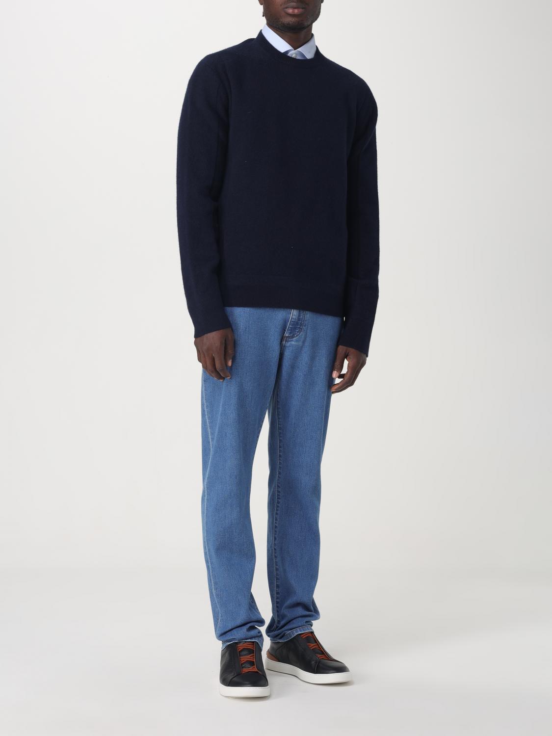 ZEGNA PULLOVER: Pullover herren Zegna, Blau - Img 2