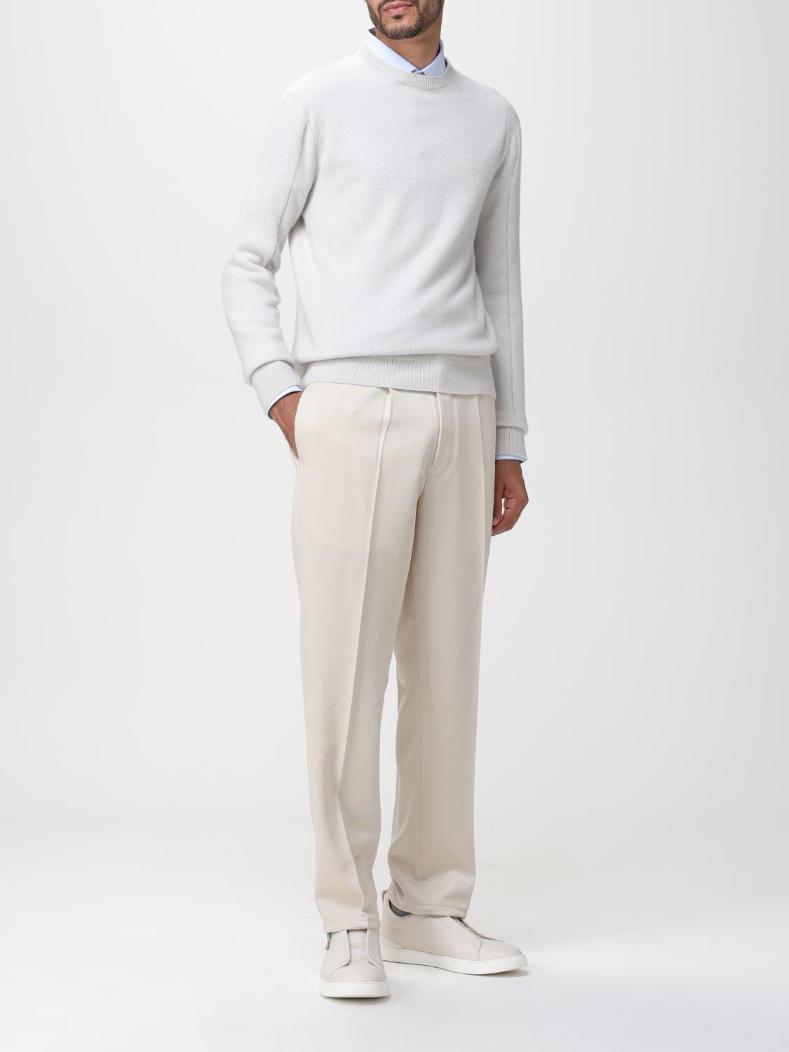 ZEGNA PULL: Pull homme Zegna, Jaune Crème - Img 2
