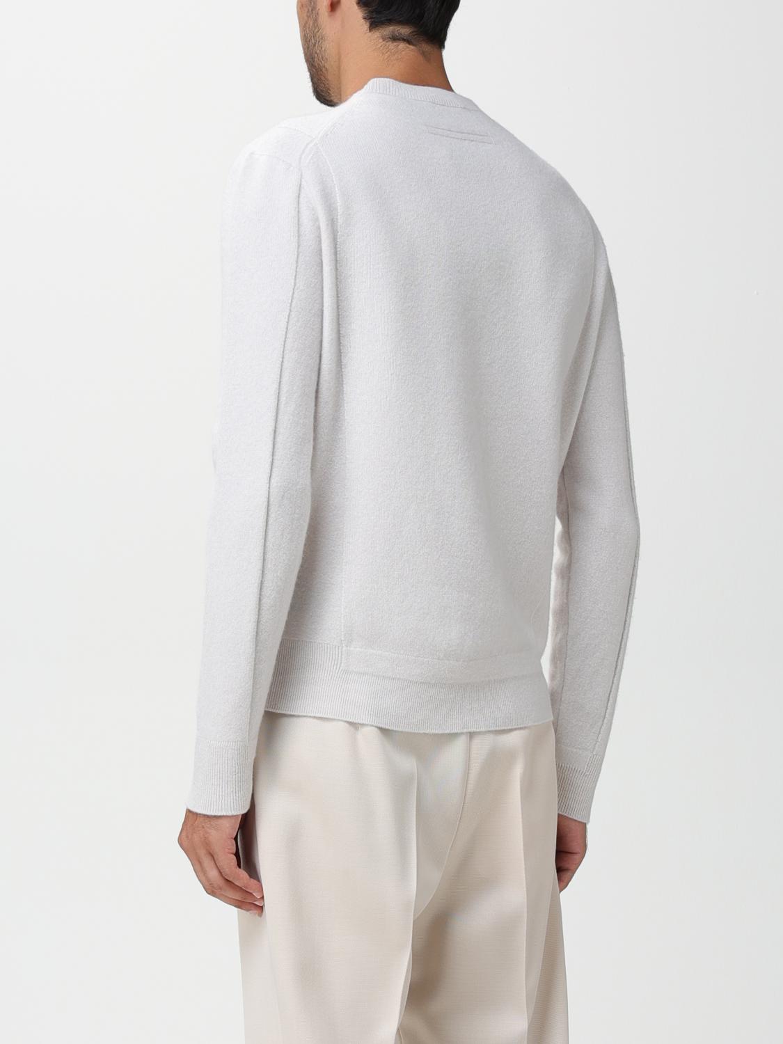 ZEGNA PULL: Pull homme Zegna, Jaune Crème - Img 3