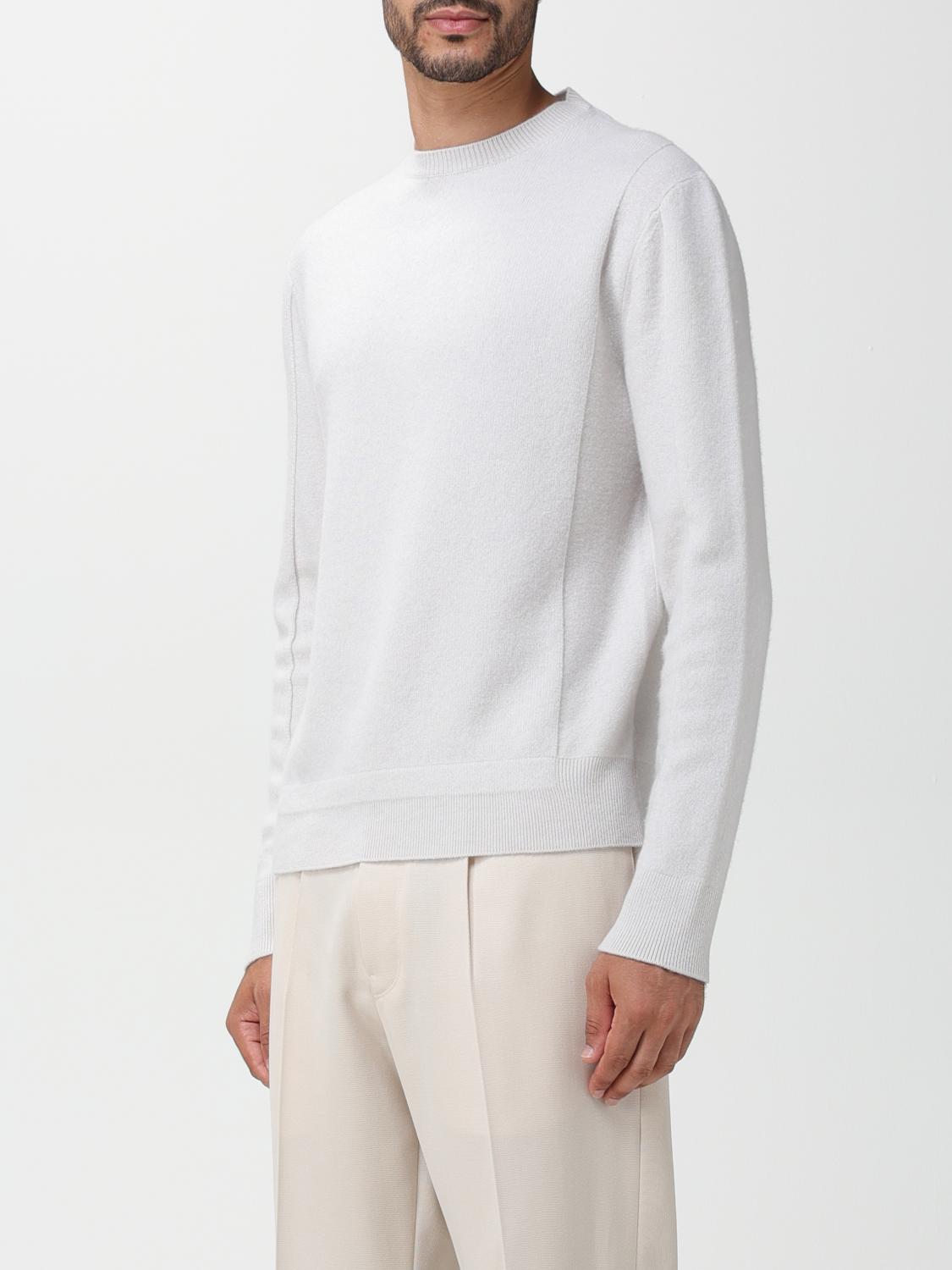ZEGNA PULL: Pull homme Zegna, Jaune Crème - Img 4