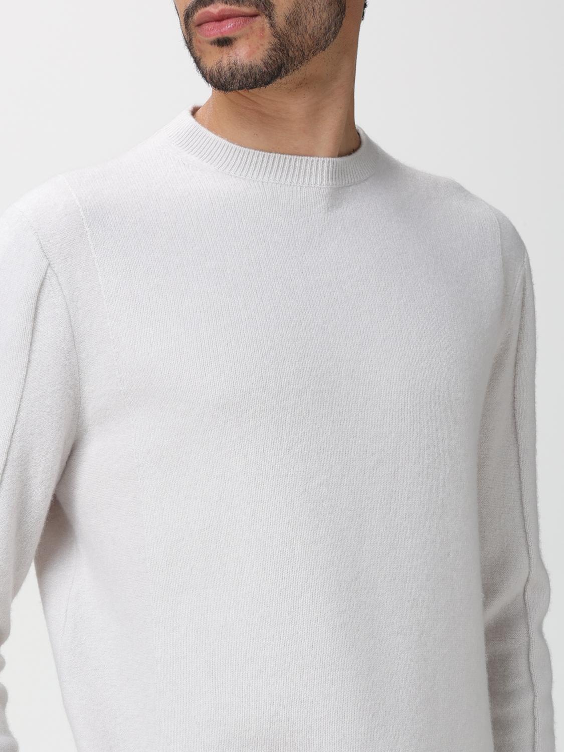 ZEGNA PULL: Pull homme Zegna, Jaune Crème - Img 5