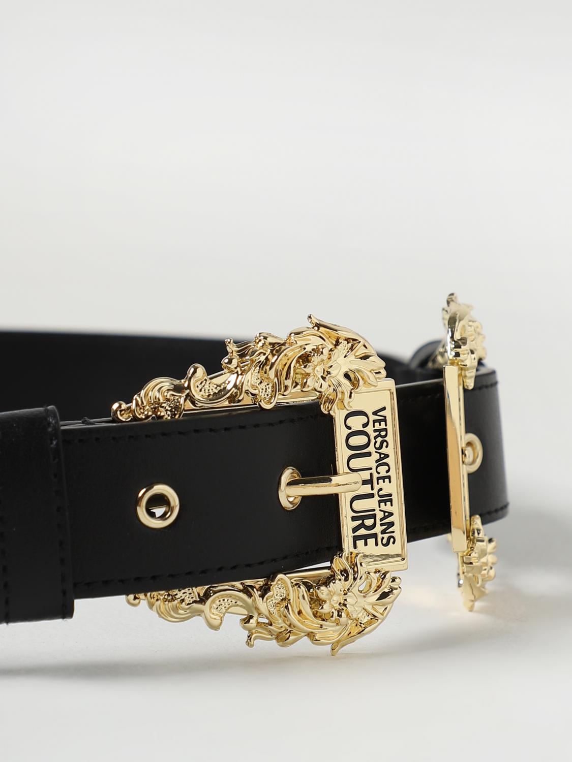 Versace Jeans Couture leather belt - Black | 75VA6F1771627 Versace Jeans Couture leather belt - Black | 75VA6F1771627