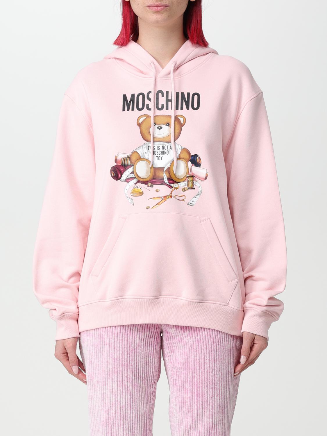 Felpa moschino rosa online