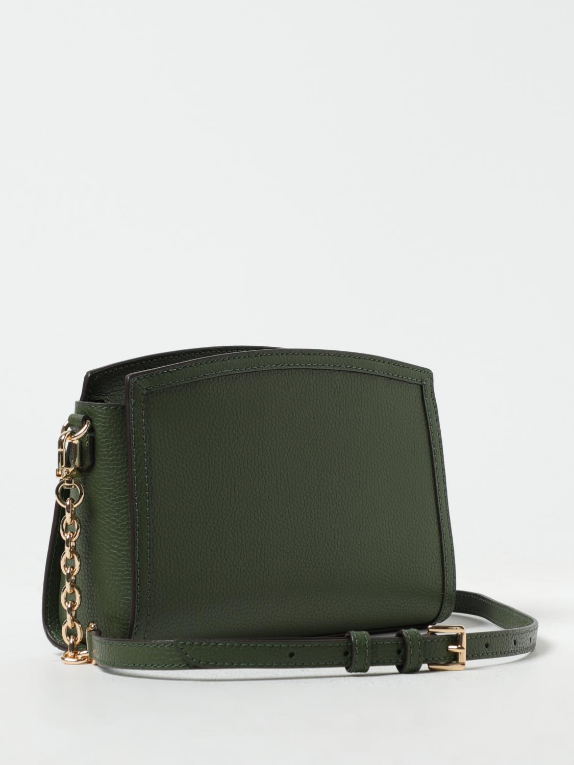 MICHAEL KORS BORSA A SPALLA: Borsa Chantal Michael Kors in pelle a grana, Verde - Img 2
