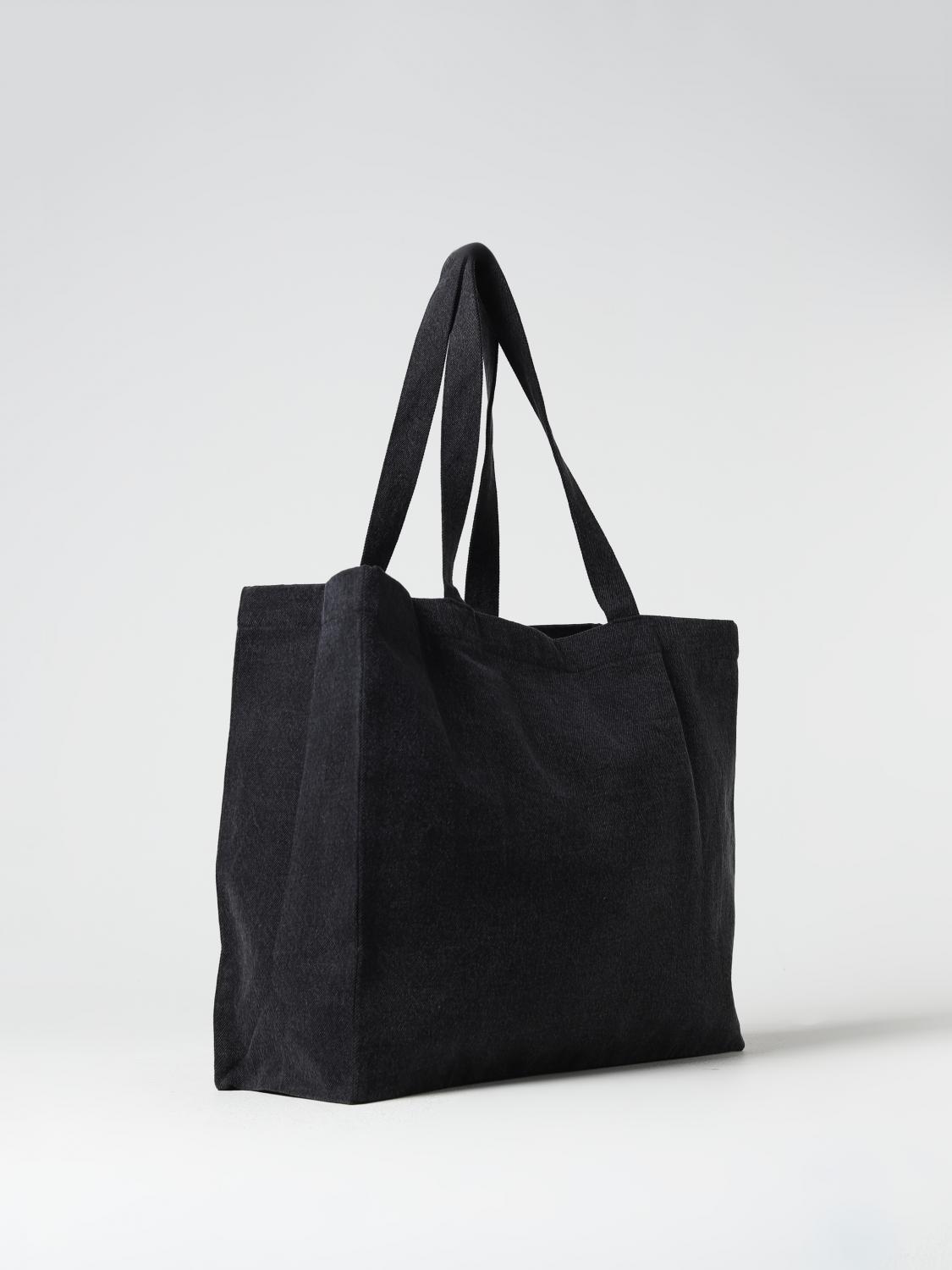 A.P.C. BORSA TOTE: Borse Diane A.P.C. in denim di cotone, Nero - Img 2