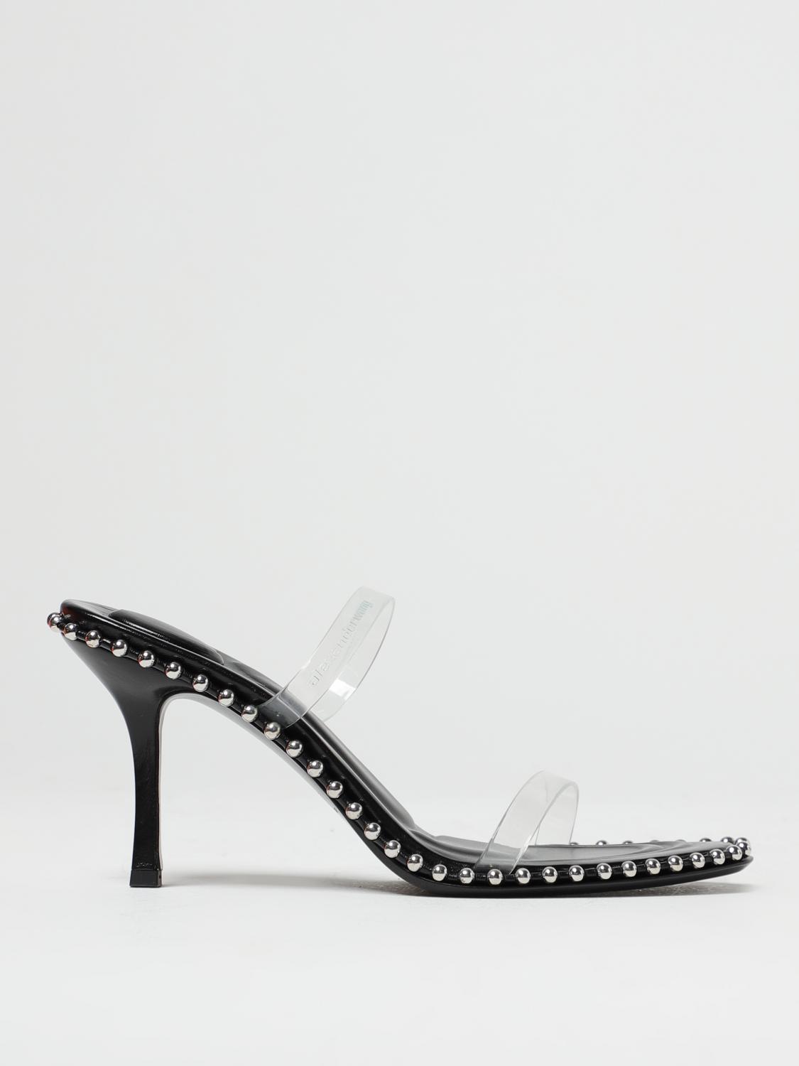Alexander Wang Nova 85 sandals in PVC with studs - Black