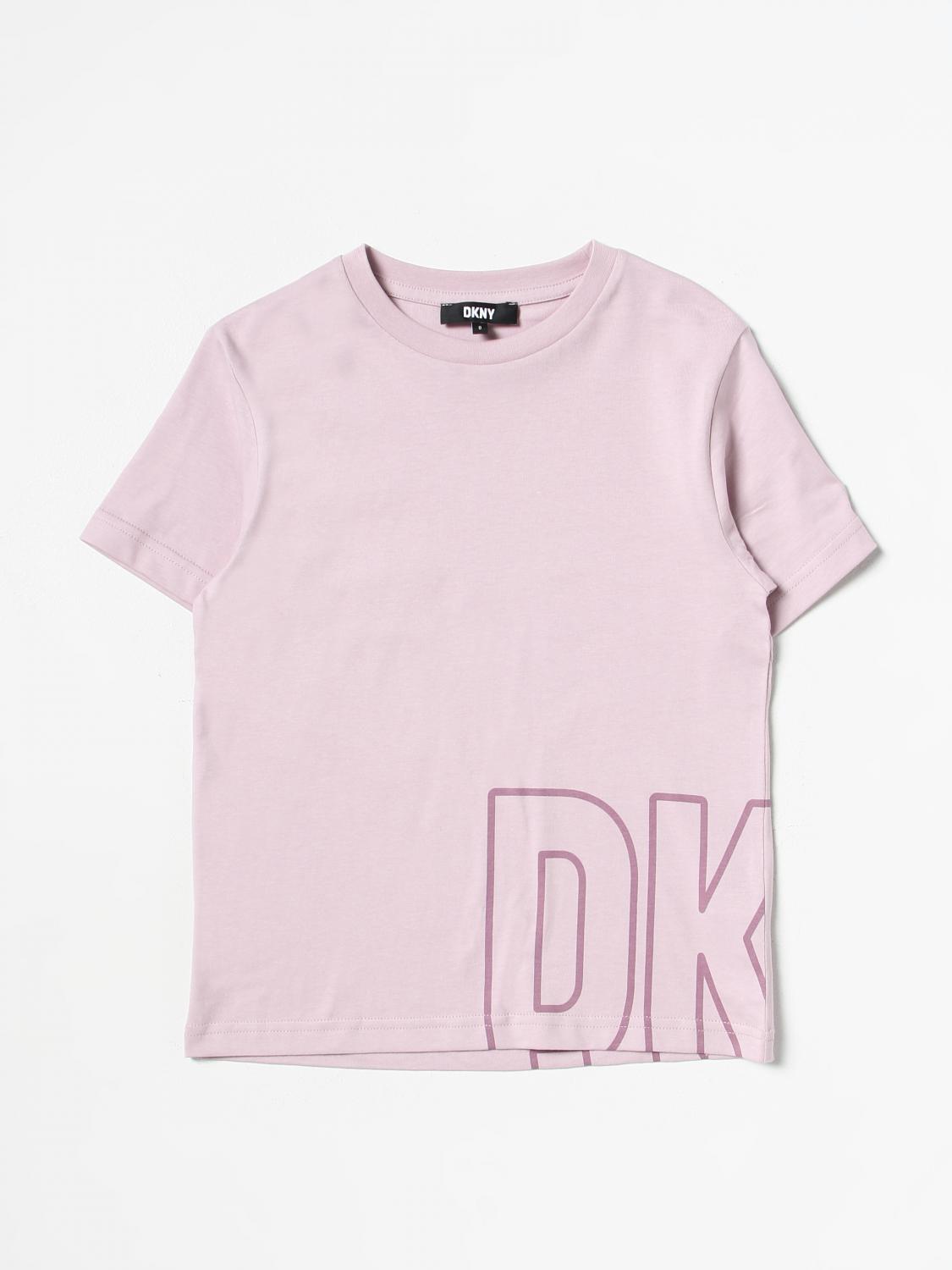 DKNY T-SHIRT: T-shirt kinder Dkny, Pink - Img 1