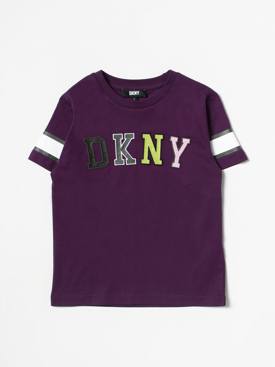 DKNY CAMISETA: Camiseta niños Dkny, Violeta - Img 1